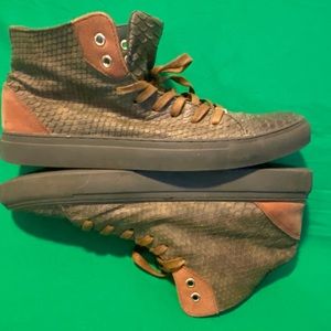 Crocodile Print Sneakers